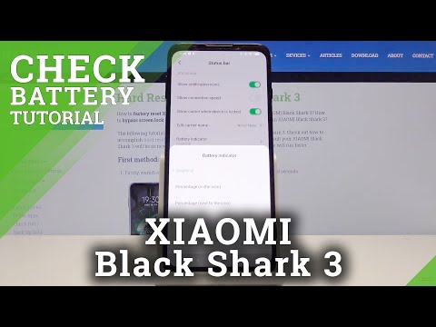 How to Check Battery Percentage in XIAOMI Black Shark 3 – Show Battery Info