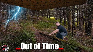 Chaos Storm Camping in the Remote Wild with Heavy Rain and Storms