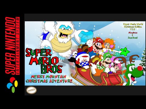 [Longplay] SNES - Super Mario Bros: Merry Mountain Christmas Adventure [Hack] [100%] (4K, 60FPS)
