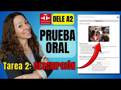 DELE A2 Oral Exam 💬 | SOLVED EXAMPLE 2026 | 📸