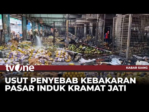 Puslabfor Polri gelar Olah TKP Kebakaran Pasar Induk Kramat Jati | Kabar Siang