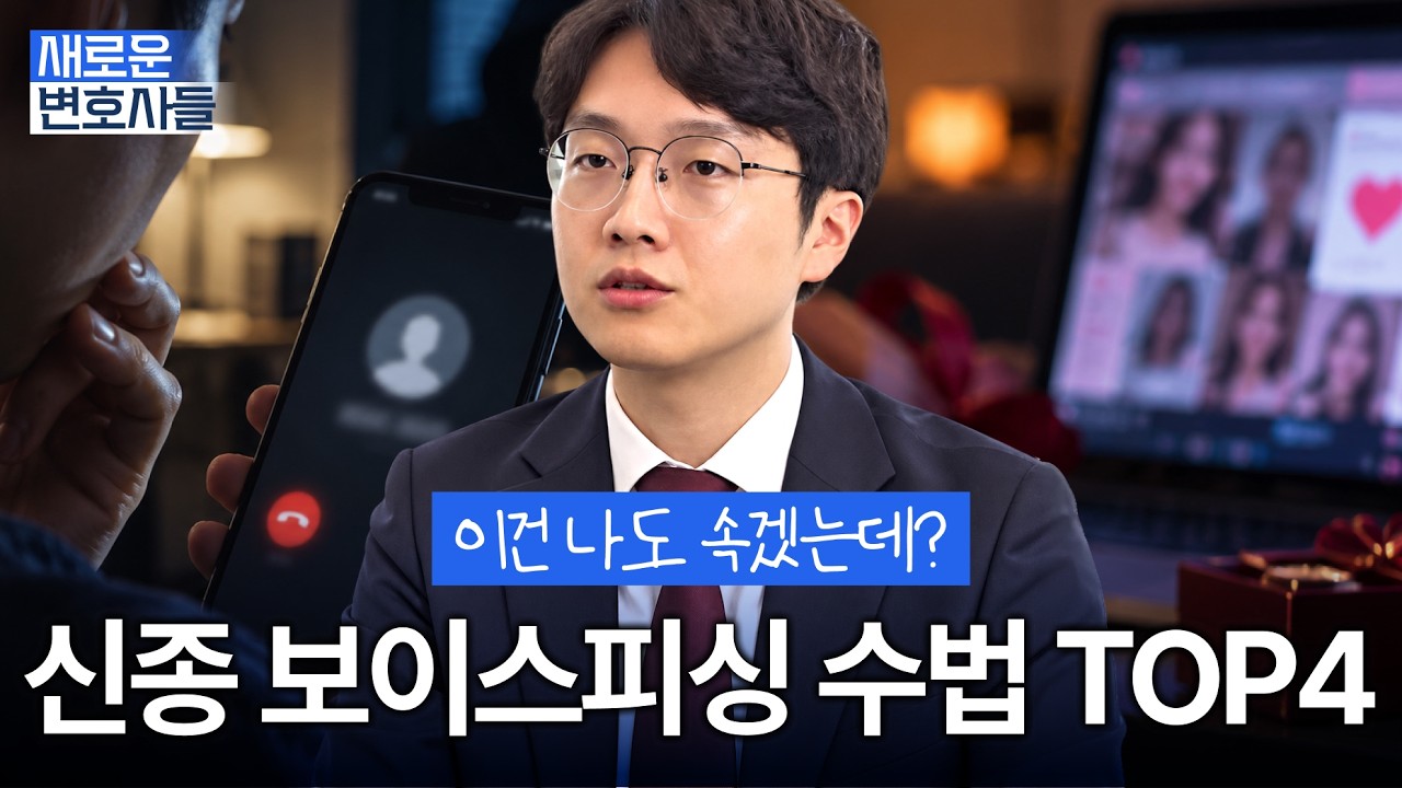 오동현 파트너변호사가 신종 보이스피싱 수법을 설명하는 유튜브 영상 표지