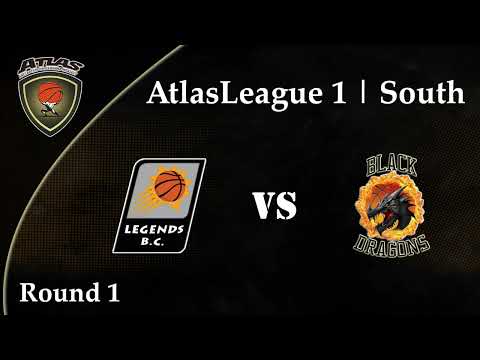 Atlasbasket League 1 - Round 1 -  LEGENDS vs BLACK DRAGONS 49-62