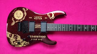 Video thumbnail for [2019] LTD (by ESP) KH RED Sparkle Ouija Kirk Hammett Limited 500 piece by Guitars Collector