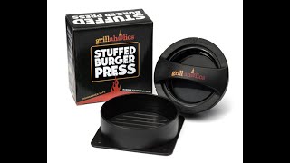 How to Use the Stuffed Burger Press from Grillaholics
