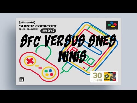NINTENDO SUPER FAMICOM MINI VERSUS SNES CLASSIC EDITION