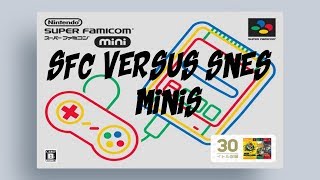 NINTENDO SUPER FAMICOM MINI VERSUS SNES CLASSIC EDITION