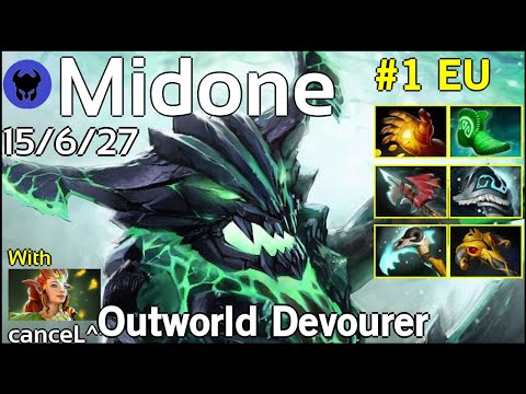 Midone [Secret] plays Outworld Devourer!!! Dota 2 7.21