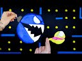 Crazy Fruit Pac Man Chain Chomp Battle Pacman Stop Motion