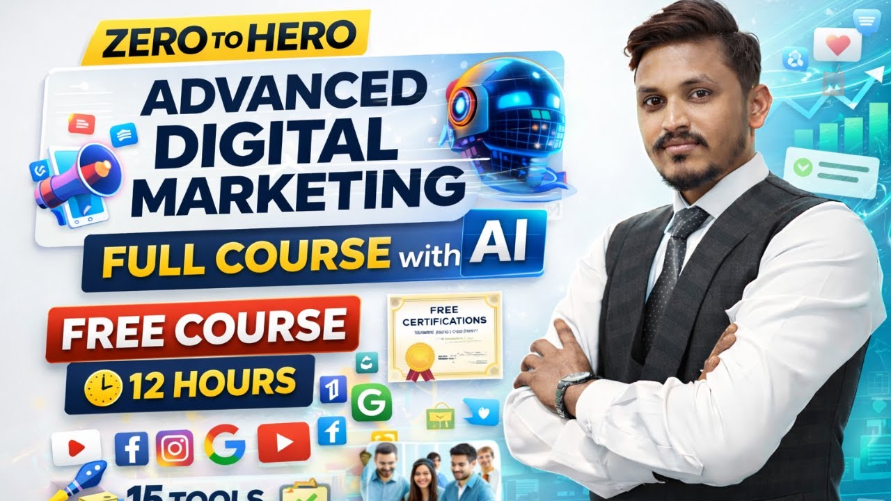 🔥 Digital Marketing Course in Hindi 2025 | Free Digital Marketing Training 🔥 Beginners | Techstack