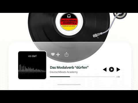 Konjugation von „dürfen” | German Modal Verb “dürfen” (may) Song (A1)