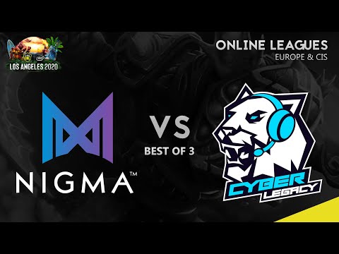 Nigma vs Cyber Legacy Game 1 (BO3) | ESL One Los Angeles 2020 Online: Europe & CIS