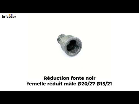 Réduction fonte femelle réduit mâle noir - référence 246 CODITAL