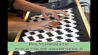 Polychromatic pitch-color awareness: Contrasts - 36, 24 and 12 edo