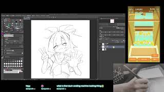 登録者7000人ありがとうのお絵かき
