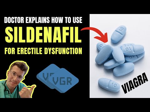 How to use SILDENAFIL (Viagra) for ERECTILE DYSFUNCTION including doses, side effects & more!