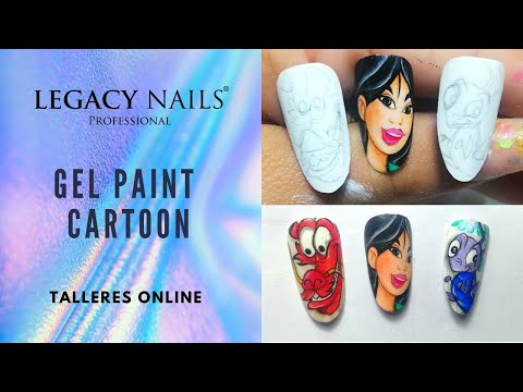 GEL PAINT CARTOON │ TALLER DE UÑAS │ LEGACY NAILS