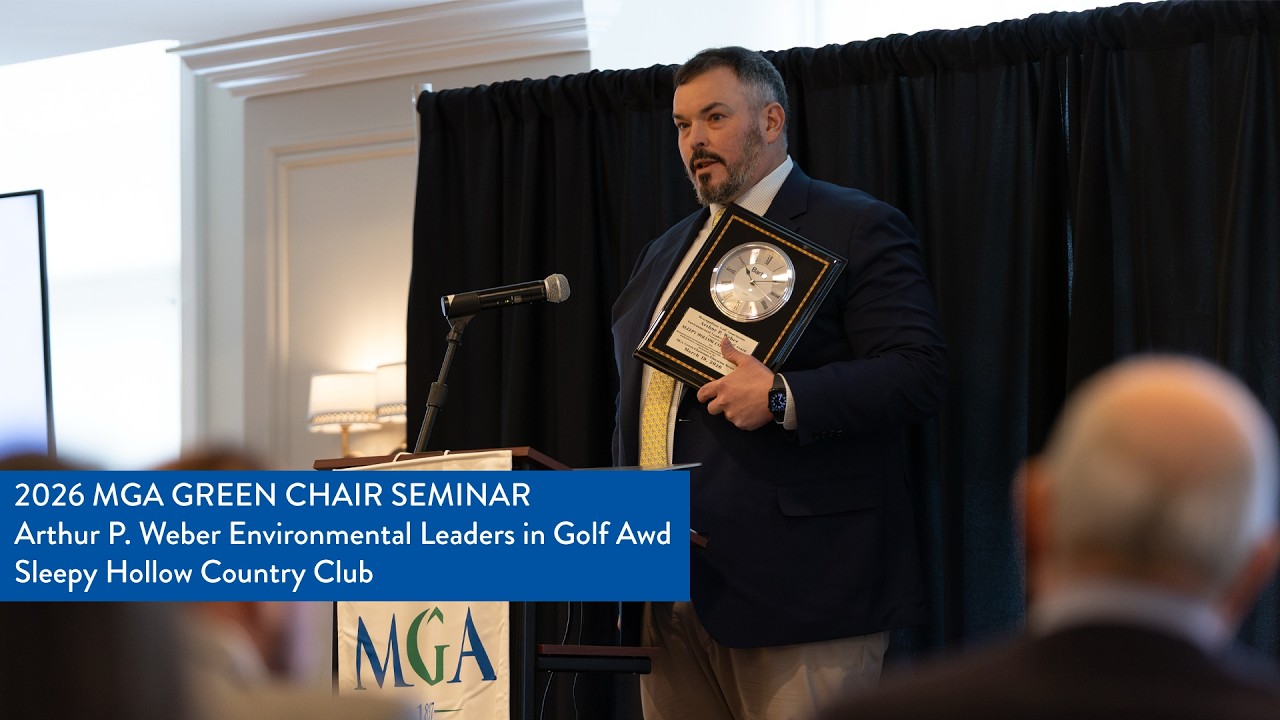 2026 MGA Arthur P. Weber Environmental Leaders in Golf Award | Sleepy Hollow Country Club