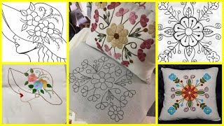 Hand embroidery designs with embroidery patterns 