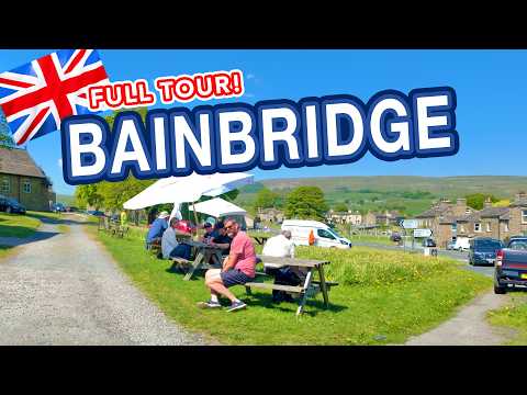 BAINBRIDGE | A look around beautiful Bainbridge in the Yorkshire Dales | 4K Walking Tour