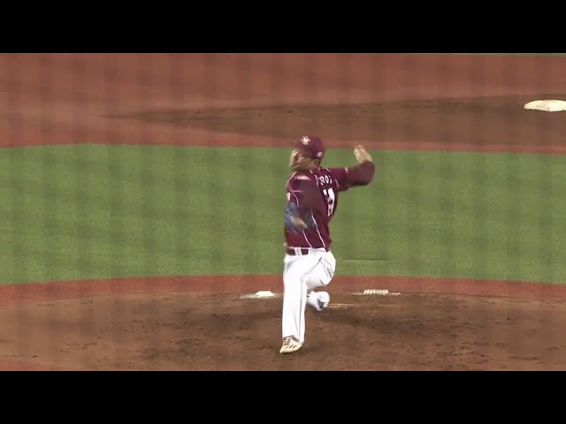 【3回裏】これぞエースの投球!! イーグルス・則本が3回6奪三振で圧巻の投球を披露!! 2017/10/2 L-E