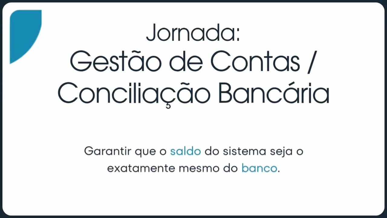 Gestão de Contas / Conciliação Bancária