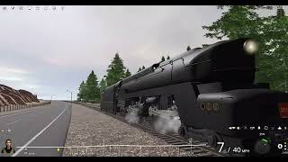 PRR #5550 T1 duples steam locomotive!