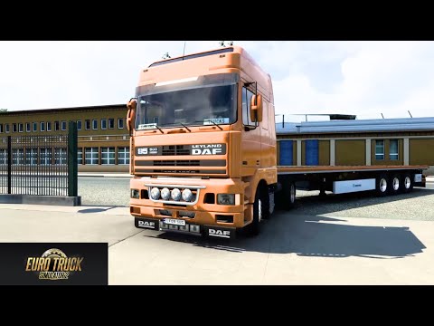 DAF XF 95 | Poznan To Lodz Poland | ETS2 1.48 Gameplay