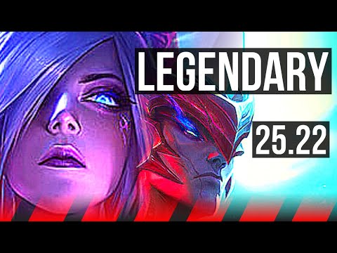 RIVEN vs YONE (TOP) | 25/1/6, Legendary, 8 solo kills, 49k DMG | EUW Master | 25.22