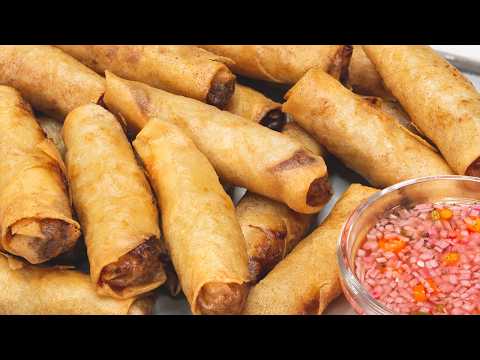 Lumpiang Shanghai Recipe | Crispy Filipino Spring Rolls with Pork
