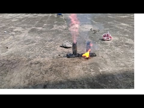 Sugar Vs. Potassium Chlorate Rocket Fuel Test