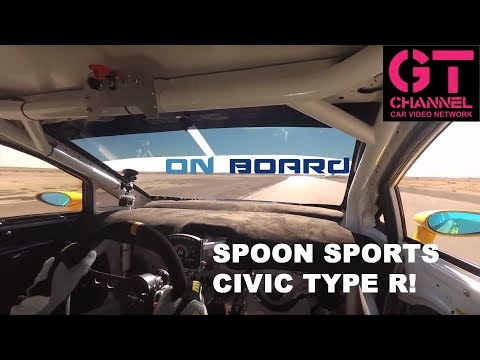 Spoon Civic Type R Center Drive VR180 Time Attack