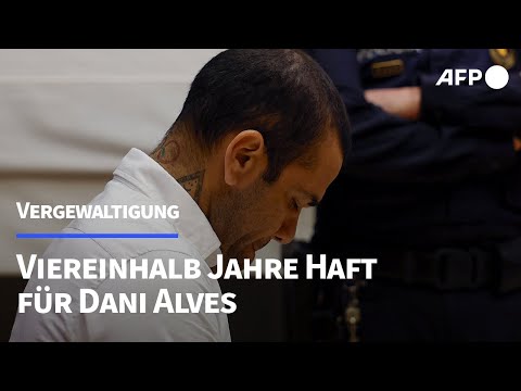 Vergewaltigung: Fußball-Star Alves muss viereinhalb Jahre in Haft | AFP