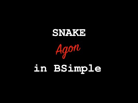 01 Snake game in BSimple