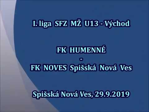 I.liga SFZ MŽ U13 - Východ - FK Humenné vs. FK NOVES Spišská Nová Ves (SNV, 29.9.2019)