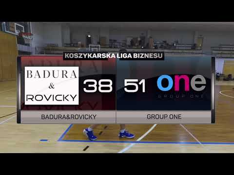 Badura&Rovicky vs Group ONE - 11 kolejka - I Liga Warszawa - Koszykarska Liga Biznesu