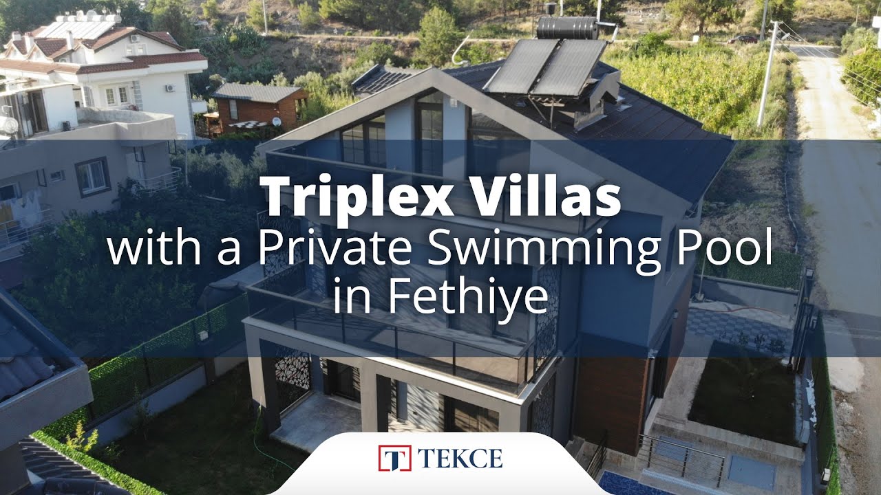 Villas Triplex Vue Mer avec Piscine Privée à Fethiye