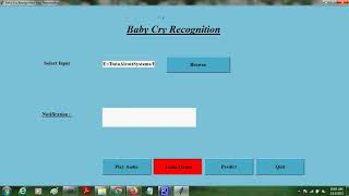 Baby Cry Reason Detection — Infant Cry Analysis — Real Time Project Internship Online