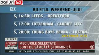 Biletul weekendului pariuri1x2.ro are cota 14.14: Ve(r)zi selectiile!