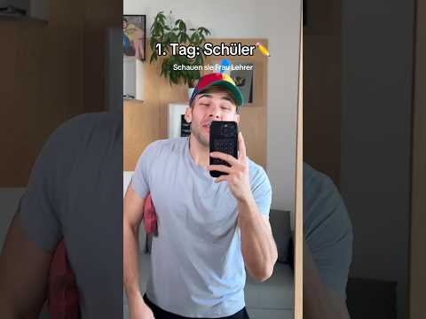 Mein erster Tag als Schüler…😂 #schule #erstertag #schüler #schulzeit #comedy