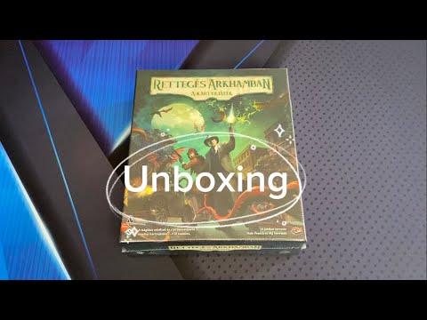 Rettegés Arkhamban: A Kártyajáték LCG Unboxing (no spoiler) - boardgame_hun