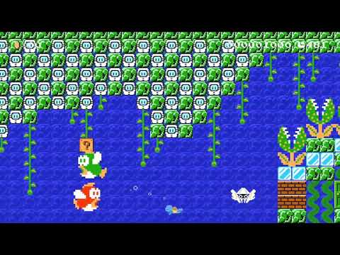 Squirtle's underwater adventure by Mocolucus - Super Mario Maker