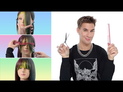 Hairdressers Guide To Cutting Your Own Bangs And Not...