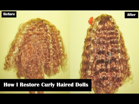 How I Restore Curly Haired Dolls