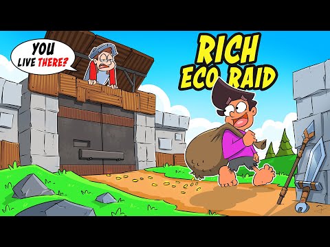 GREAT START by Eco Raiding then Living outside their base in Rust!
