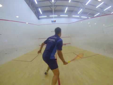 4. Urodziny Squash Point - Fragment meczu Zeeshan Khan - Tomasz Peukert