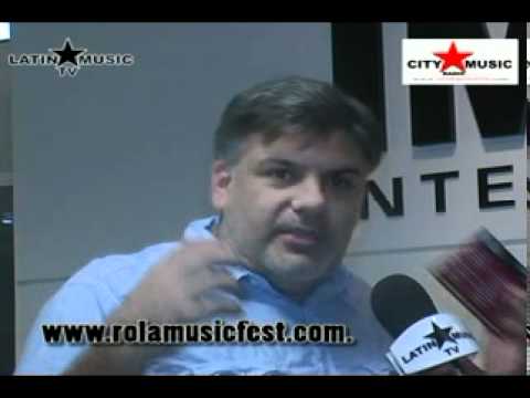 ROLA MUSIC FEST Miami 2011 ,entrevista a Javier Maggiolo por Latin Music TV y City Music Radio