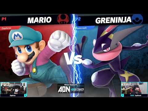 JayGrunt (Greninja) vs Zaphros (Mario) | AONUltimate Prelude #3 Winners Round of 16