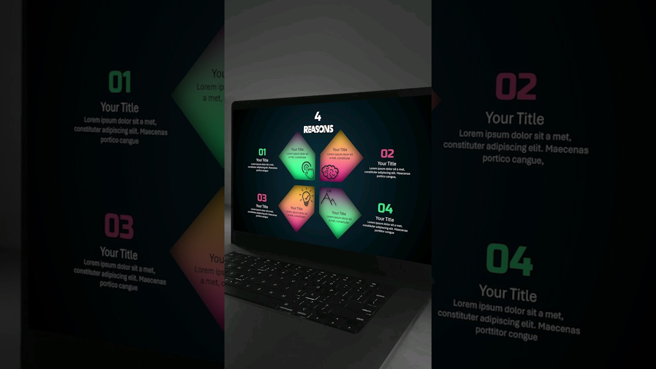 185 Another unique infographic PowerPoint 👑 #powerpoint #presentation #tutorial