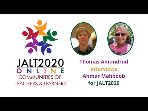 JALT2020 Plenary Speaker Interview: Ahmar Mahboob ("Prof Nomad")